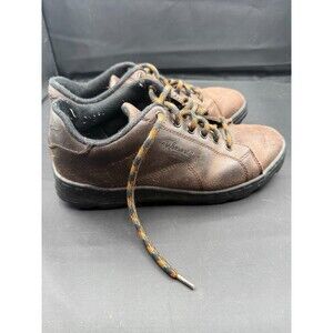 Winner Shoes Mens Size 8M Brown‎ Leather Lace Up Casual Low Top